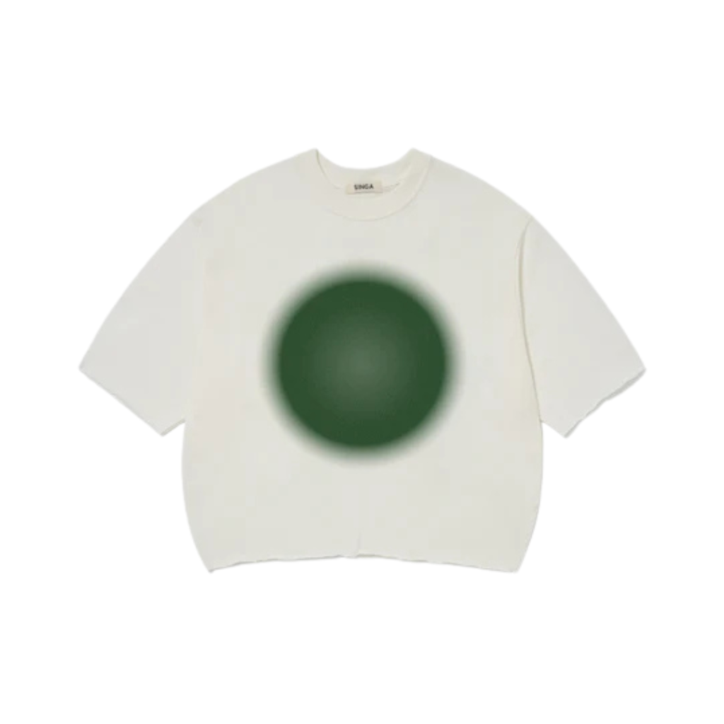 Camiseta Boxy Over Singa Chakra Off White