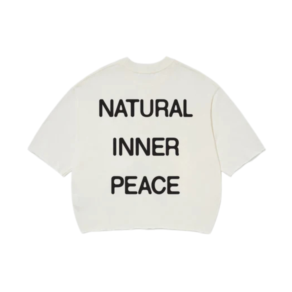 Camiseta Boxy Over Singa Chakra Off White