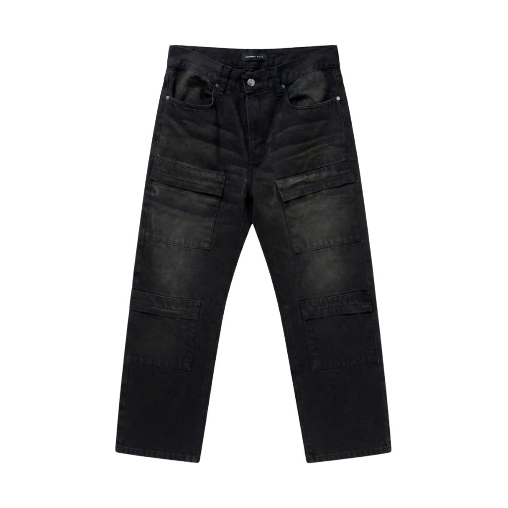 Calça Jeans Garré Washed Preta