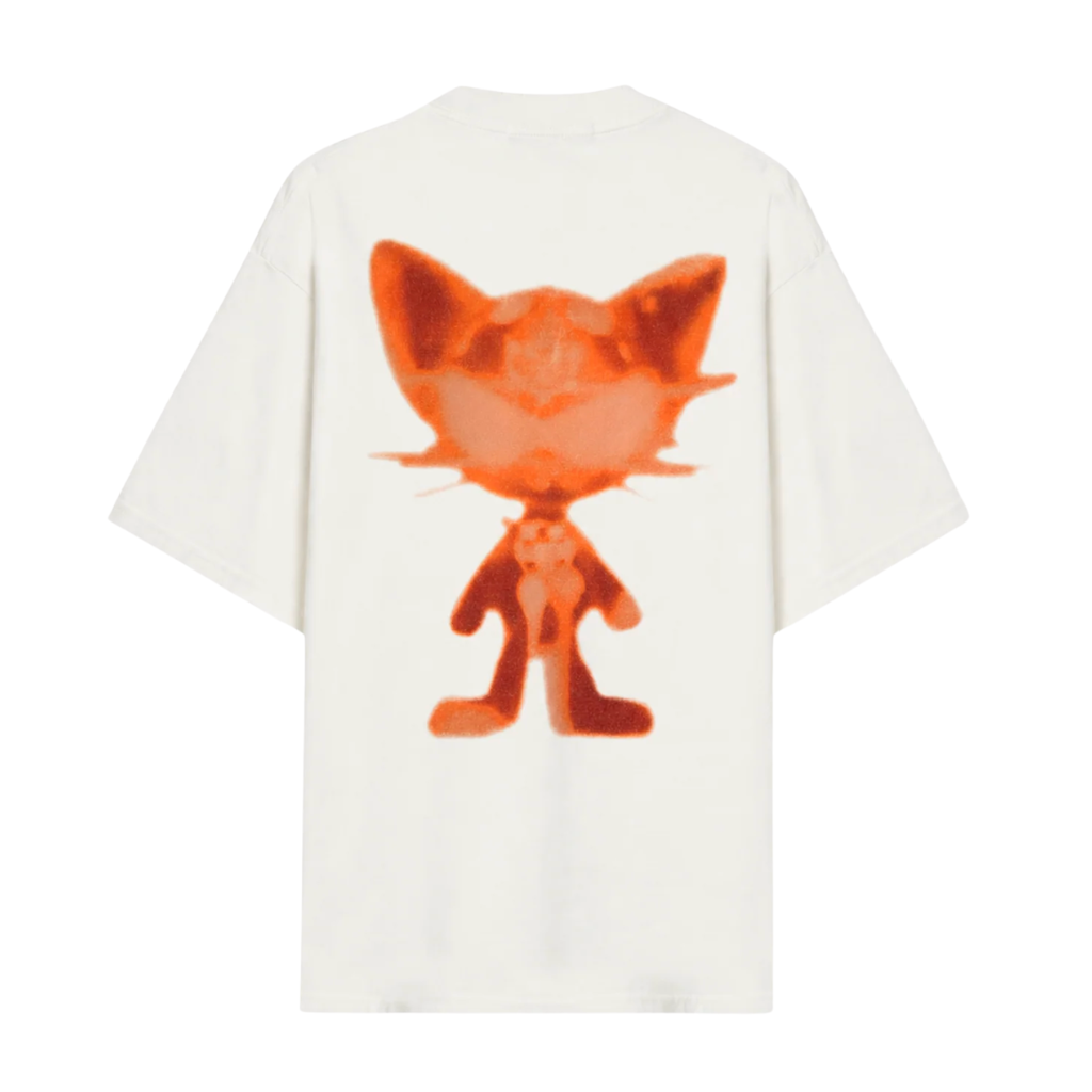 Camiseta Garré Mr. Cat Off White