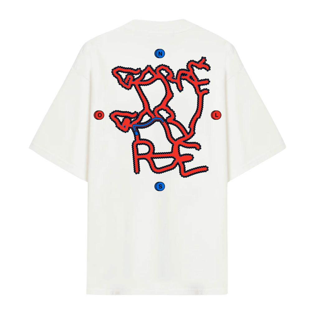 Camiseta Garré Subway Off White