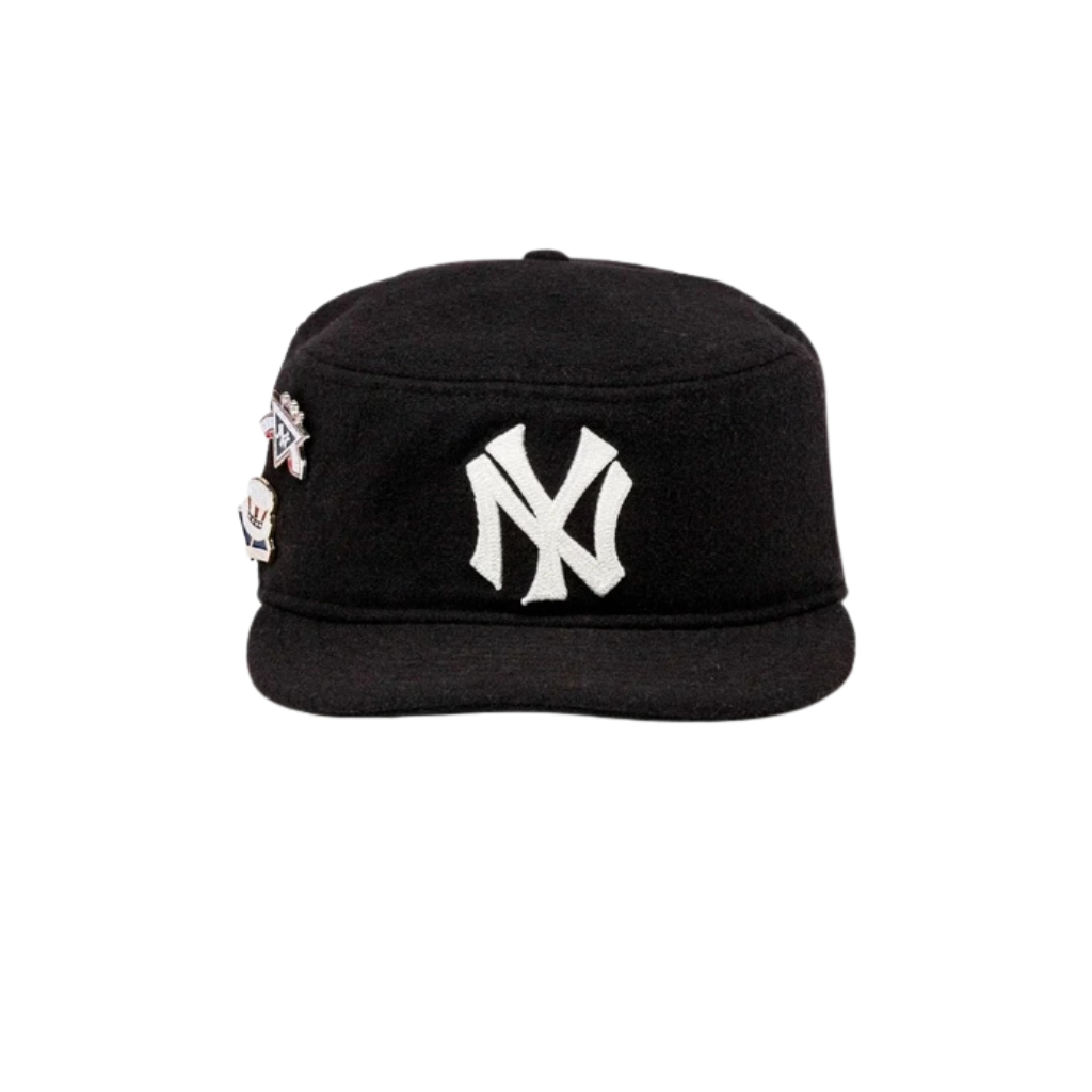 Boné New Era Chainstitched Wool PILLBOX New York Yankees Preto