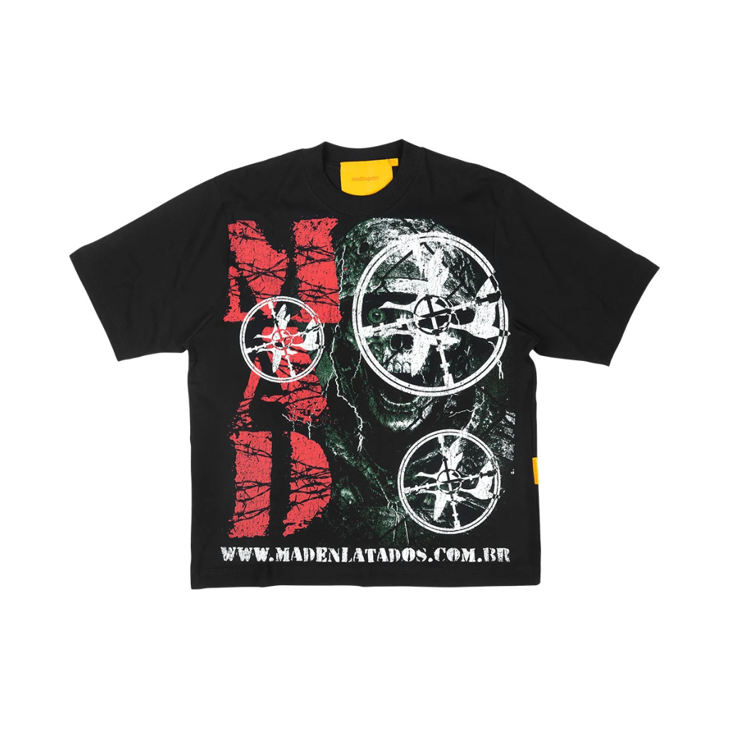 Camiseta Mad Enlatados Caverão Preta