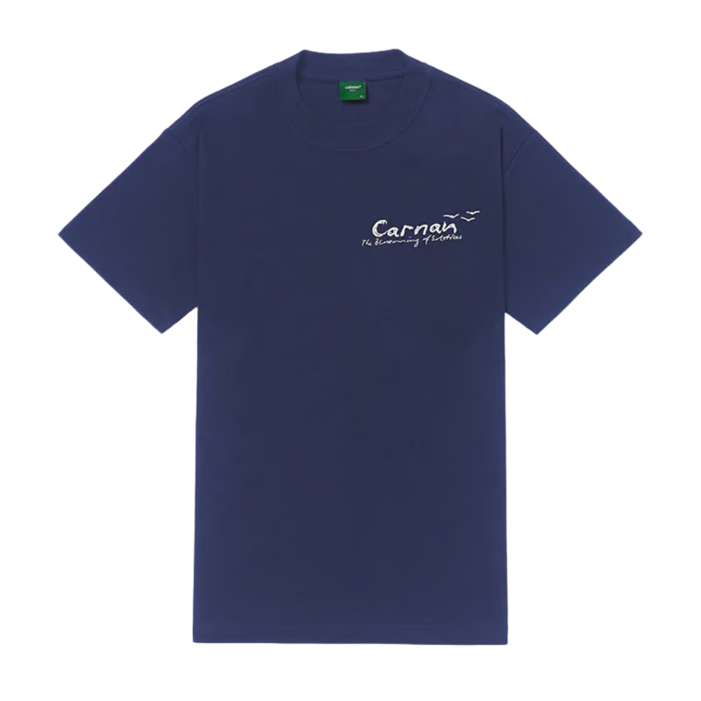 Camiseta Heavy Carnan Landscape Azul Marinho