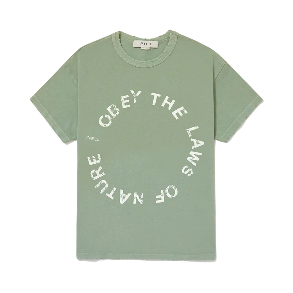 Camiseta Piet I Obey Fitted Verde