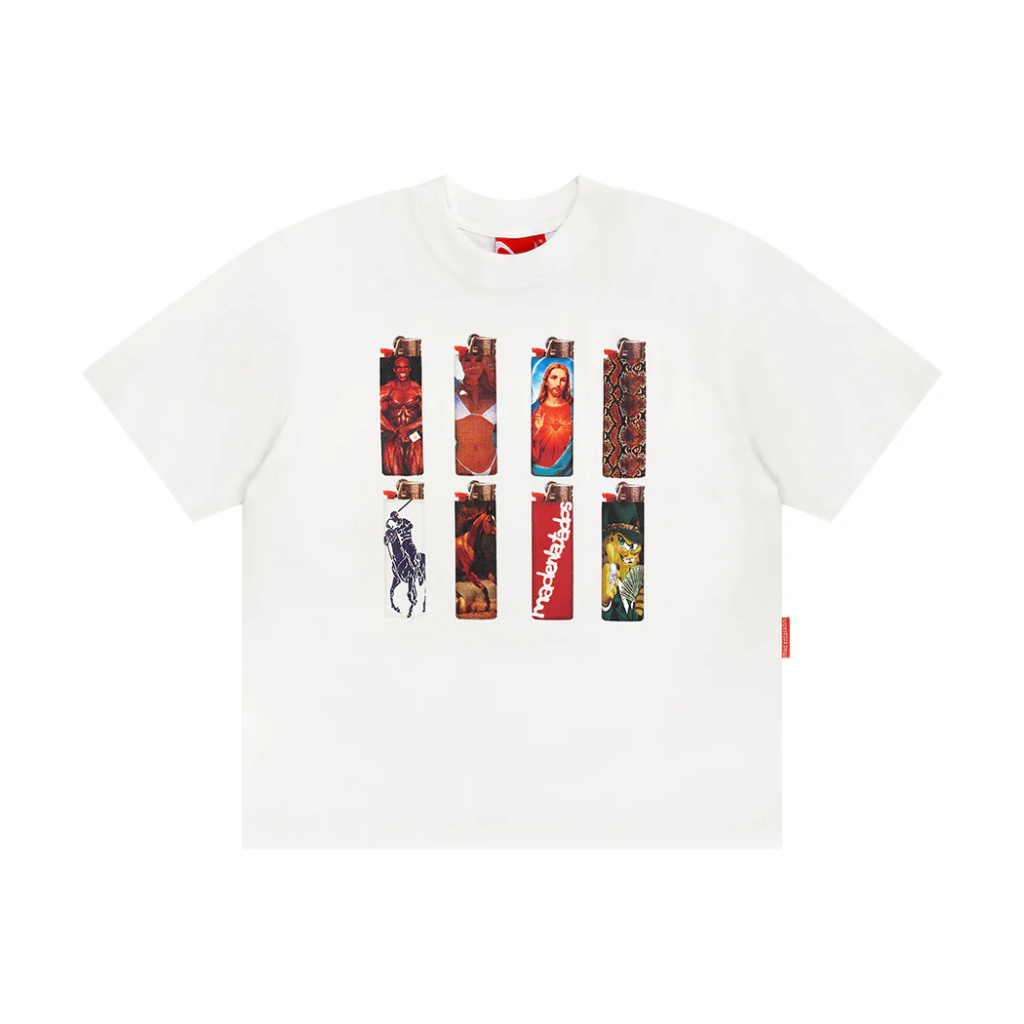 Camiseta Mad Enlatados Isqueiro de Padaria Off White