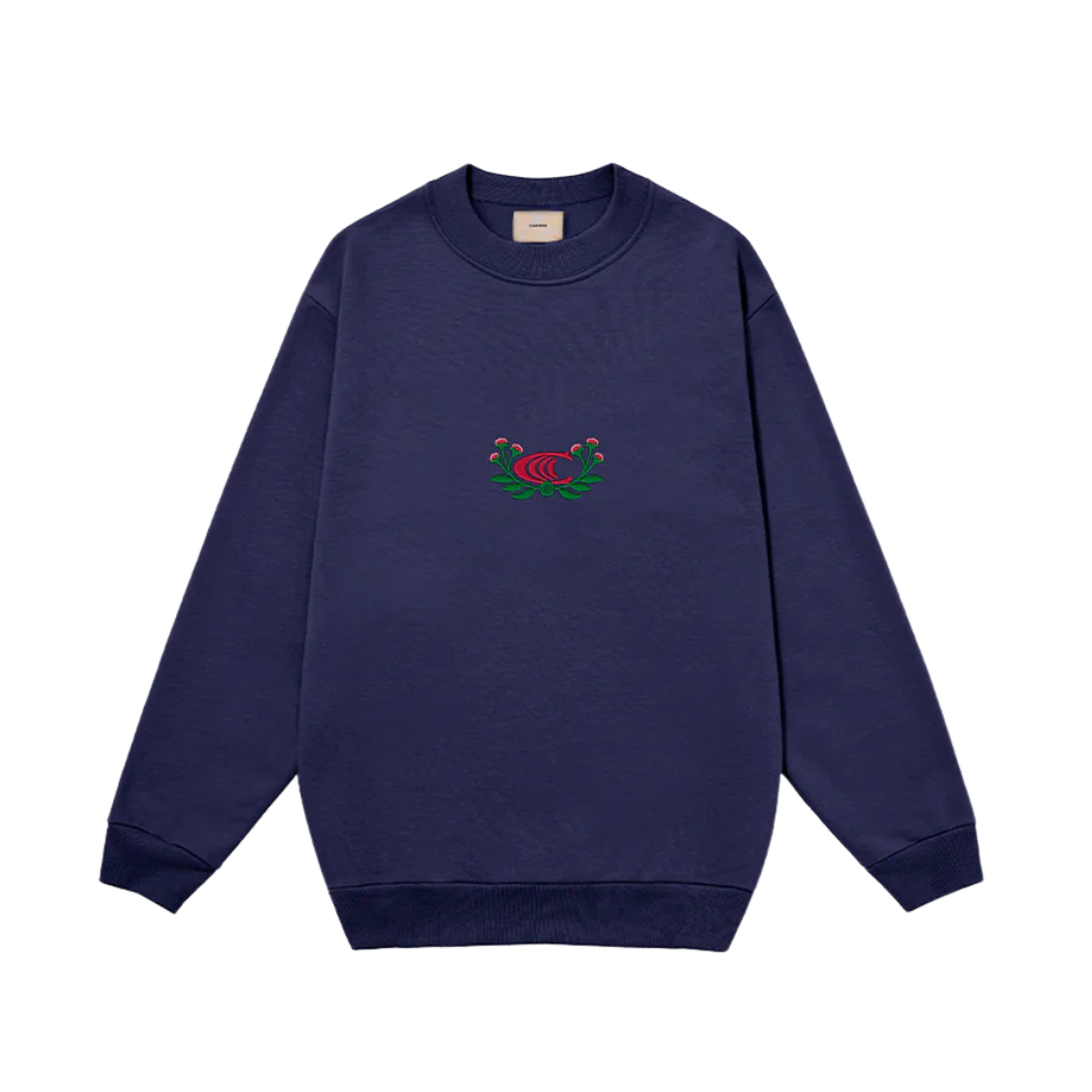 Moletom Carnan Embroided Azul Marinho