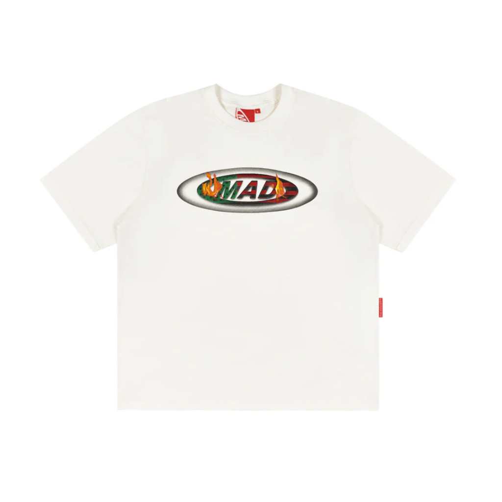 Camiseta Mad Enlatados Logo 125 Off White