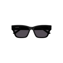 Carregar imagem no visualizador da galeria, Balenciaga Full Square Sunglasses Black Dark Grey
