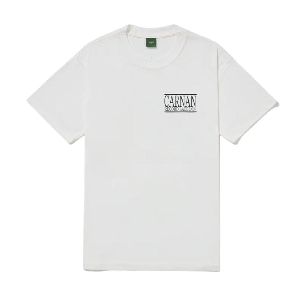 Camiseta Heavy Carnan Records Off White