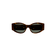 Carregar imagem no visualizador da galeria, Balenciaga Circle Cat Eye Sunglasses Havana Dark Grey

