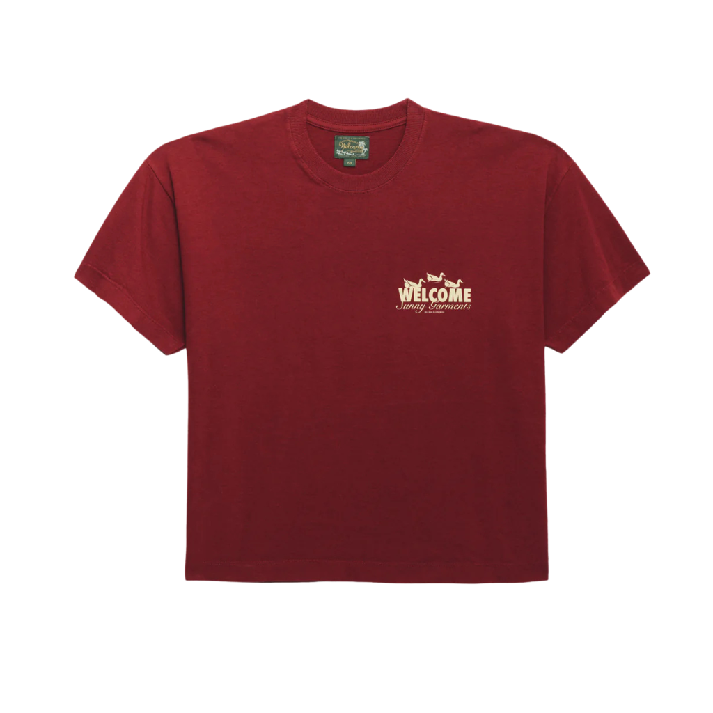 Camiseta Welcome Rio Ducks Vinho