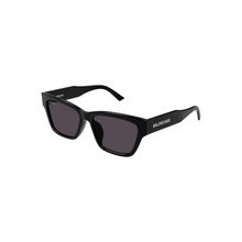 Carregar imagem no visualizador da galeria, Balenciaga Full Square Sunglasses Black Dark Grey
