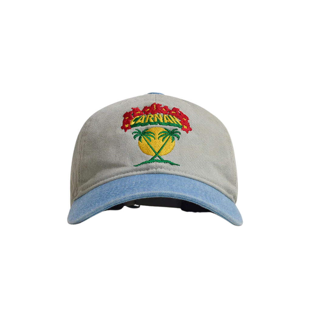 Boné Carnan Tropical Branco/Azul Claro