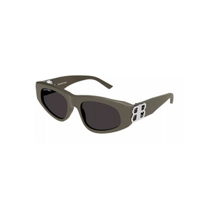 Balenciaga Crystals Sunglasses Brown Dark Grey