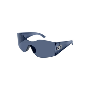 Balenciaga Mask Sunglasses Dark Blue