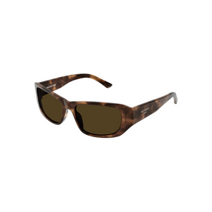 Balenciaga Cat Eye Sunglasses Havana Brown