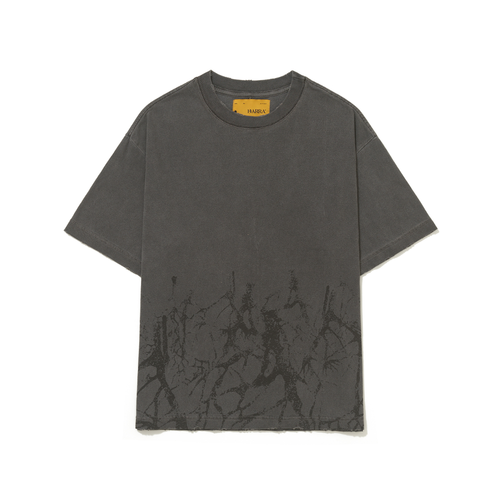 Camiseta Barra Crew Manguezal Preta Estonada