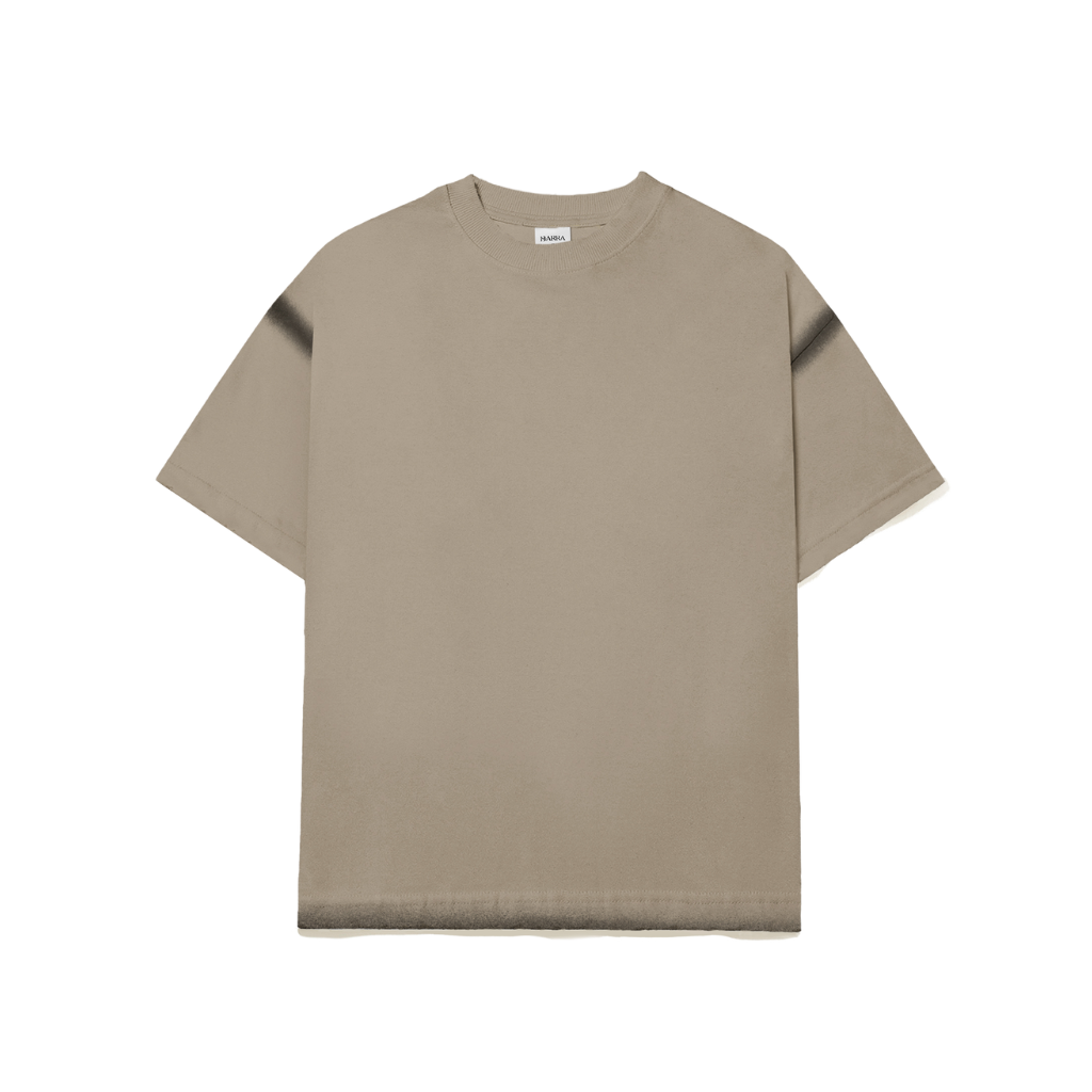 Camiseta Barra Crew Deus Abençoe Bege