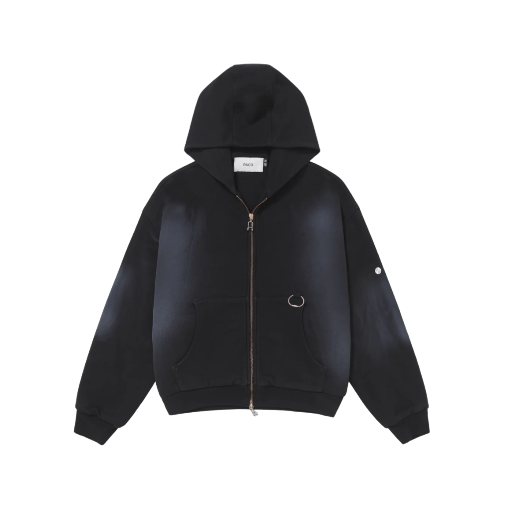 Moletom Zip Pace Pace Uniforma Preto Estonado