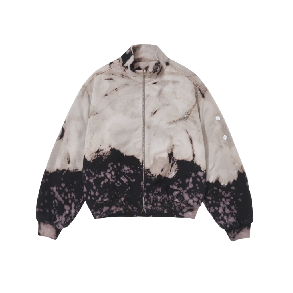 Jaqueta Moletom Pace Funnel Acid Cinza