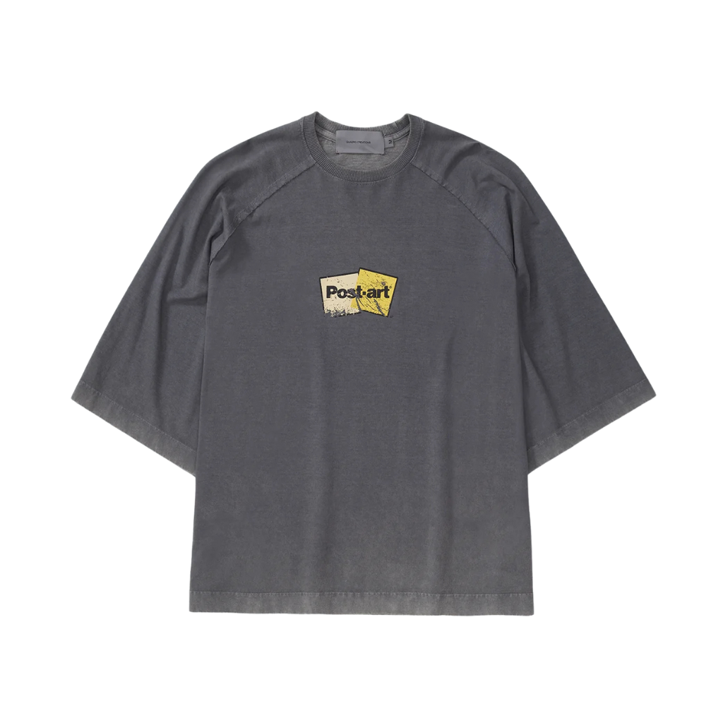 Camiseta Raglan Over Quadro Creations Post-Art Cinza