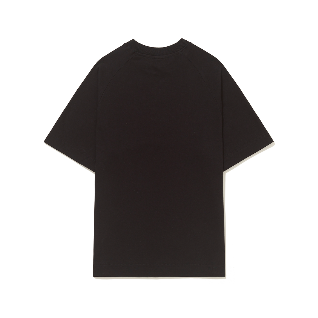 Camiseta Barra Crew B Reflexo Recortada Marrom