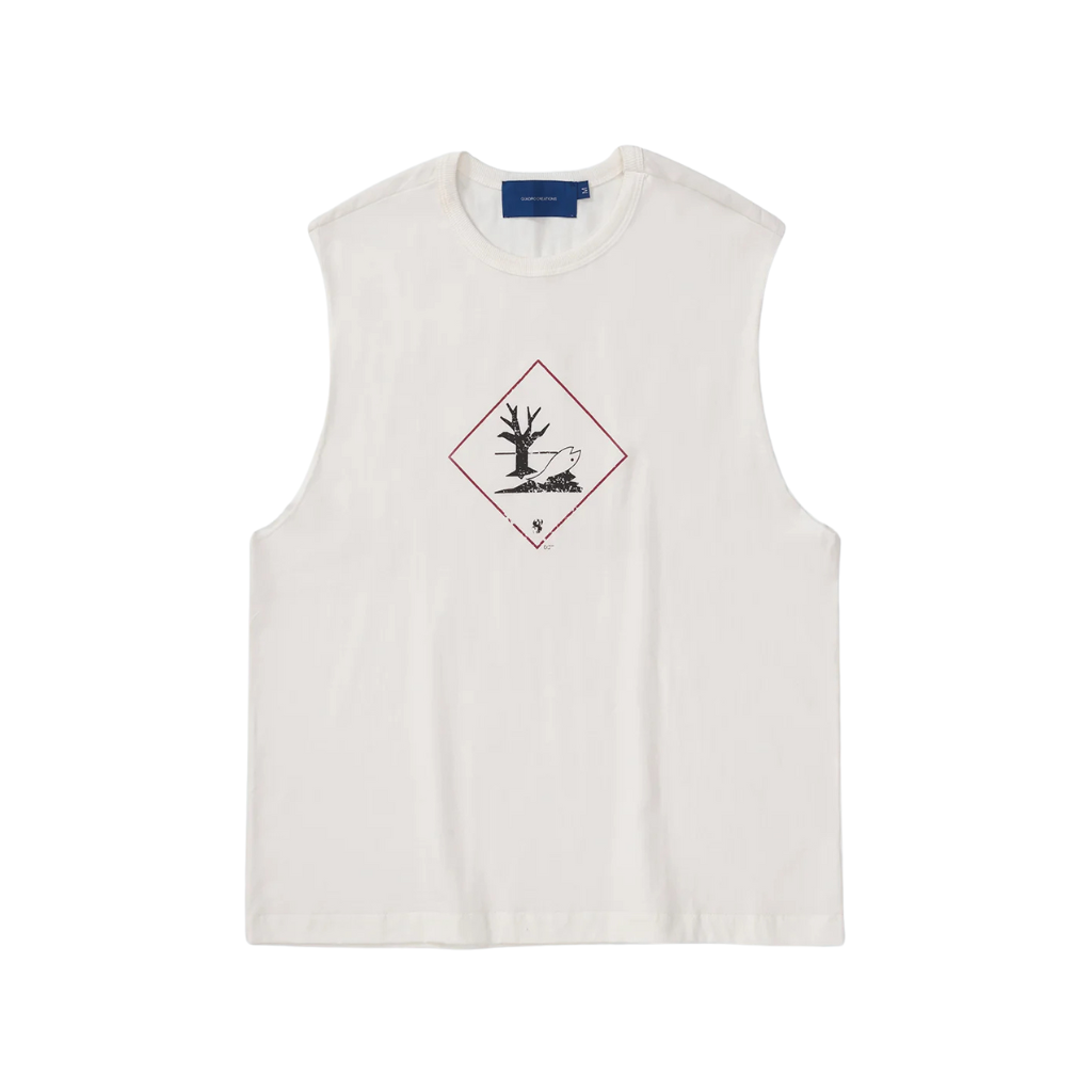 Camiseta Regata Quadro Creations Deadly Off White