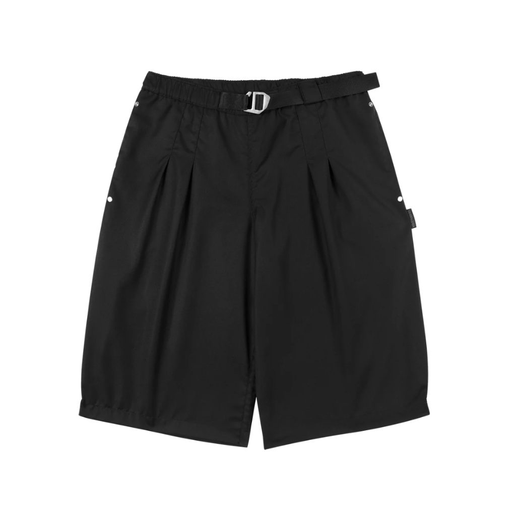 Bermuda Mad Enlatados Balão 3/4 Preta