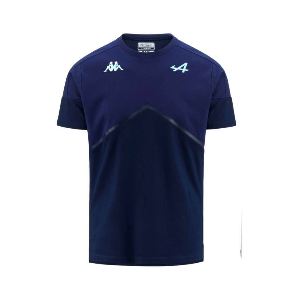 Camiseta Kappa Alpine F1 Azul Marinho