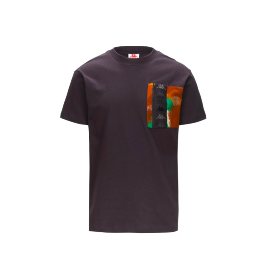 Camiseta Kappa Glenn Graphik Pocket Grafite