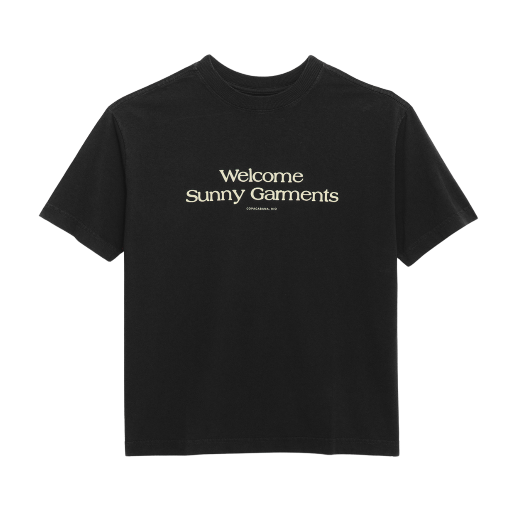 Camiseta Welcome Rio Sunny Preta