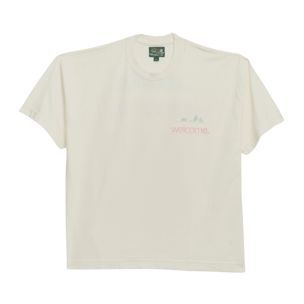 Camiseta Boxy Welcome Rio Alpine Off White