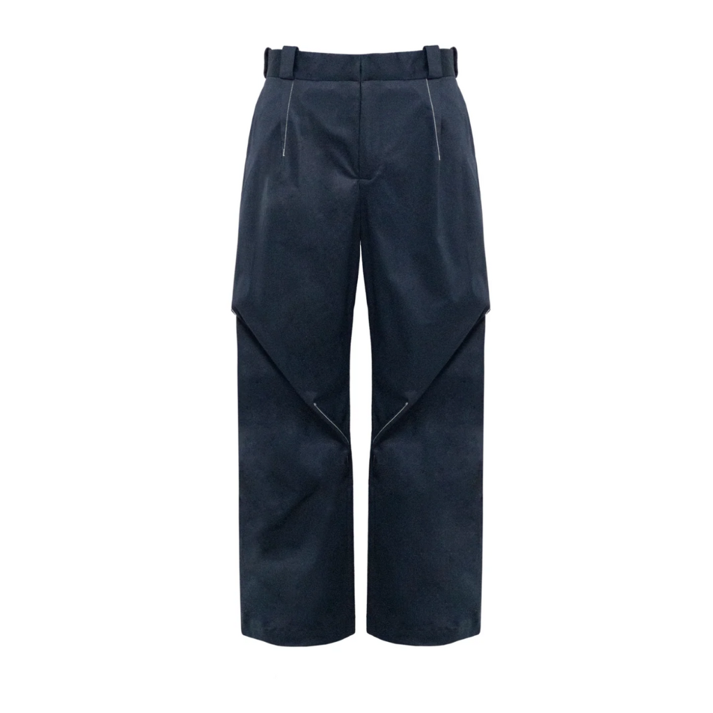 Calça Quadro Creations Dafna Dart Navy Trousers