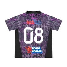 Carregar imagem no visualizador da galeria, Camiseta Jersey Mad Enlatados Fresh Frozen Roxa
