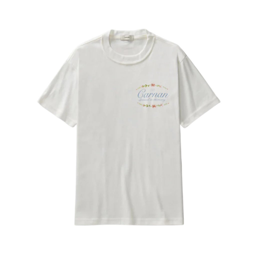 Camiseta Heavy Carnan Porcelain Plate Off White