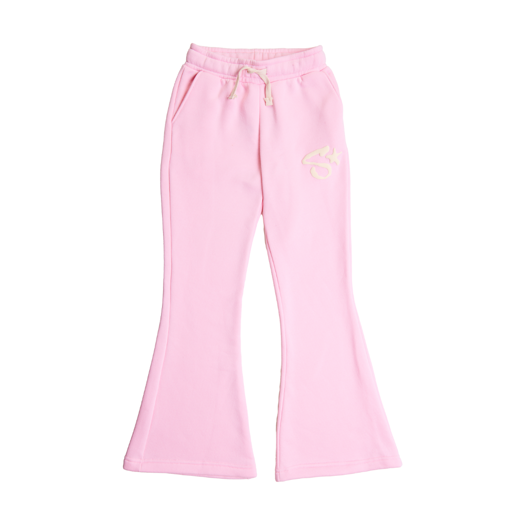 Calça Moletom Survival S Logo Rosa