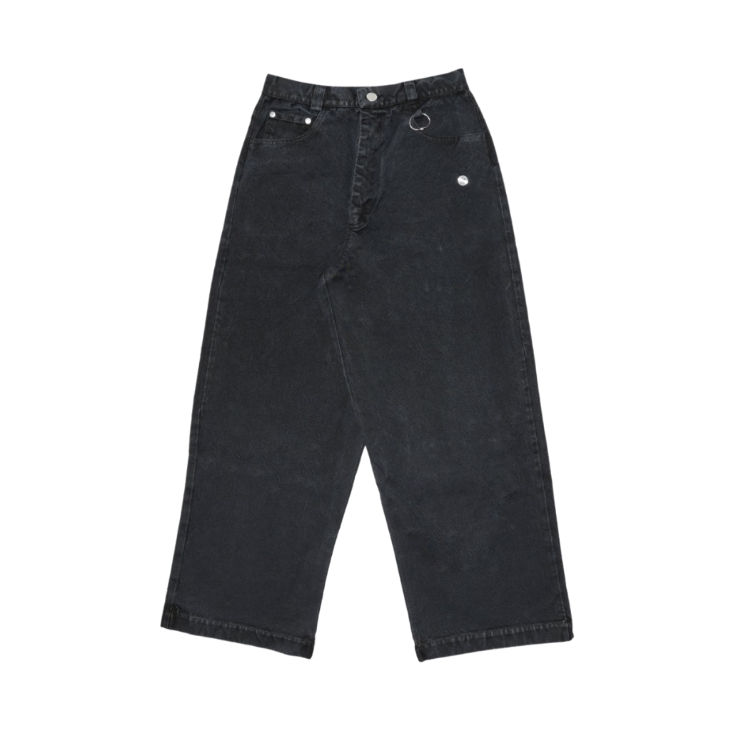 Calça Jeans Pace Waido Leg Fading Preta