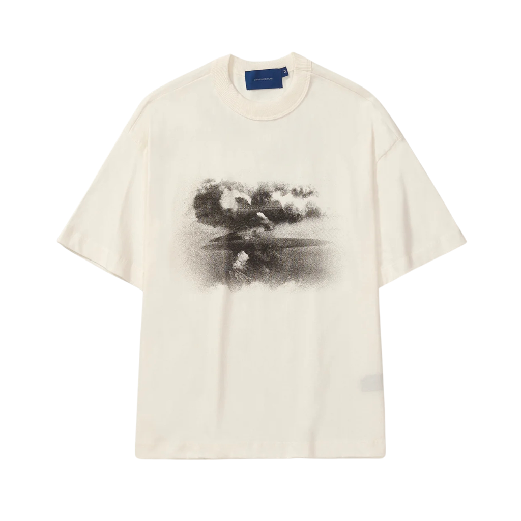 Camiseta Boxy Quadro Creations 24 de Outubro Off White
