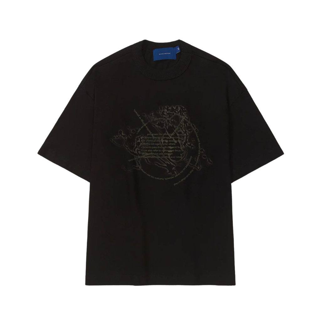 Camiseta Boxy Quadro Creations Transmutação Preta