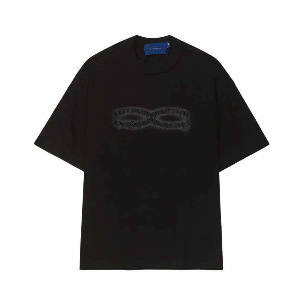 Camiseta Boxy Quadro Creations Arqueólogos Preta