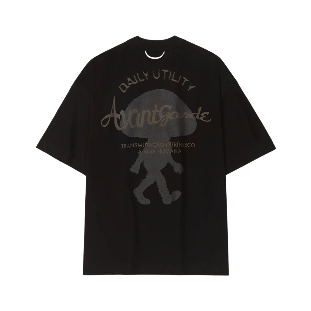 Camiseta Boxy Quadro Creations Daily Cogu Preta