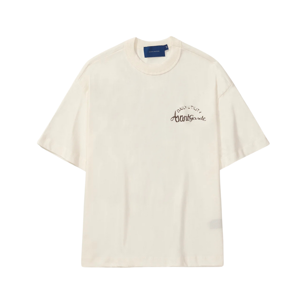 Camiseta Boxy Quadro Creations Daily Cogu Off White