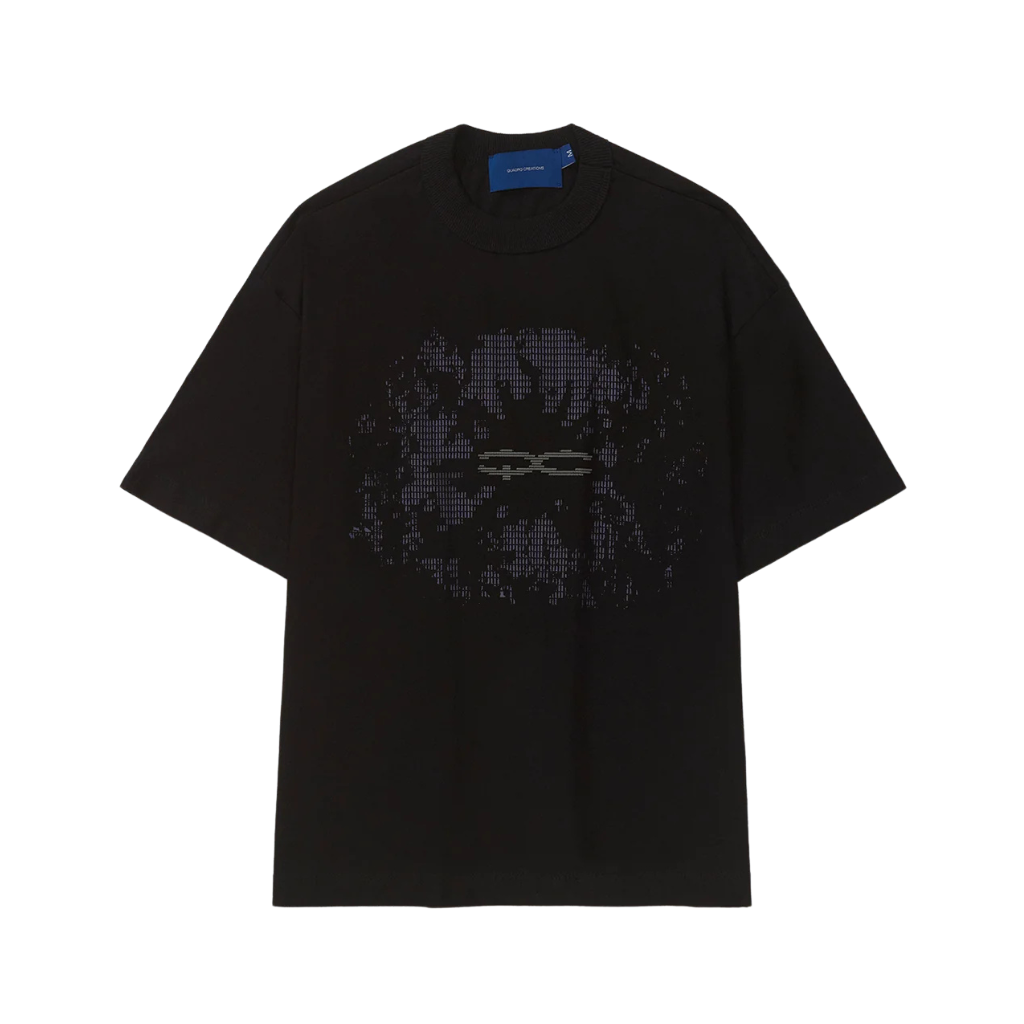Camiseta Boxy Quadro Creations Code Preta