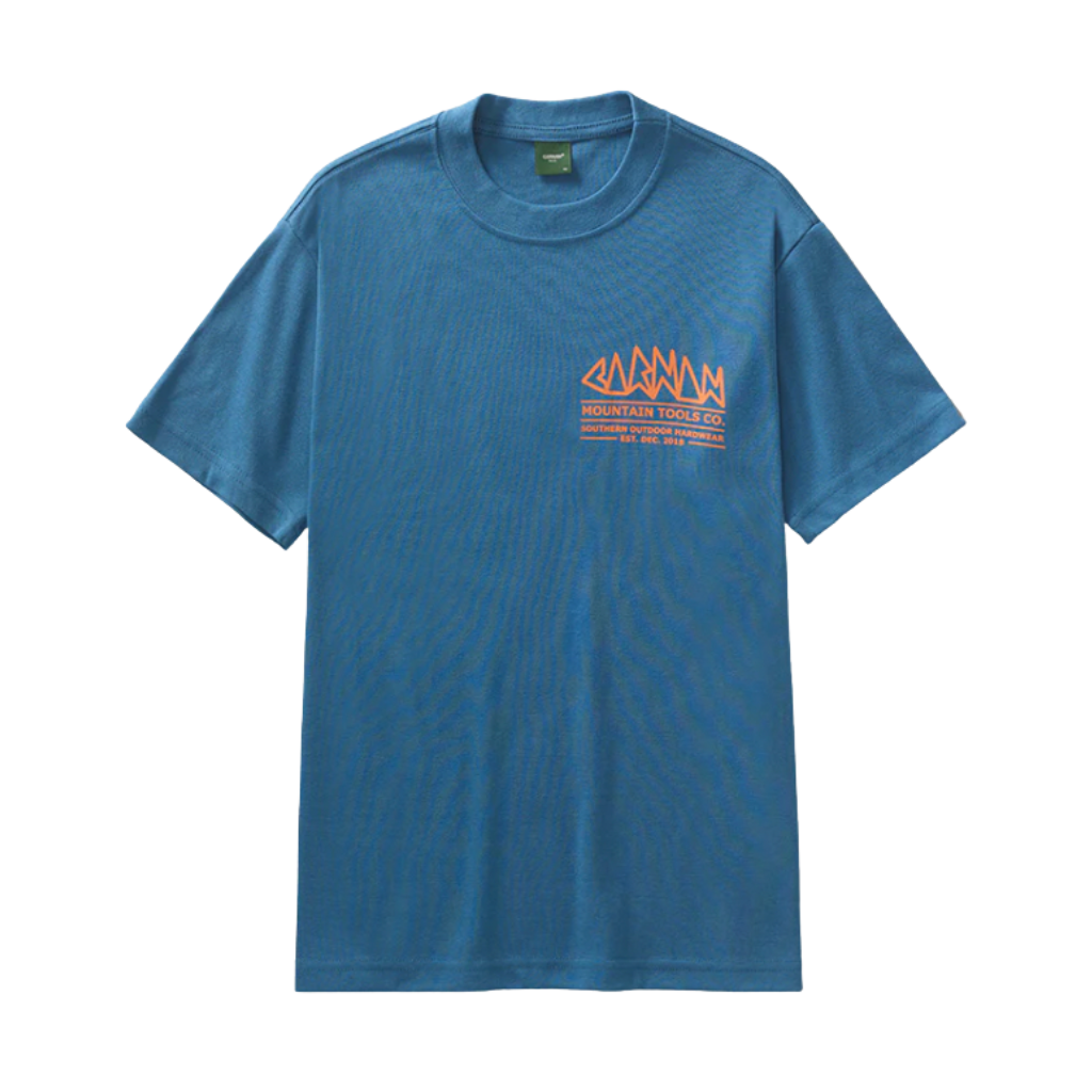 Camiseta Heavy Carabiner Azul Petróleo
