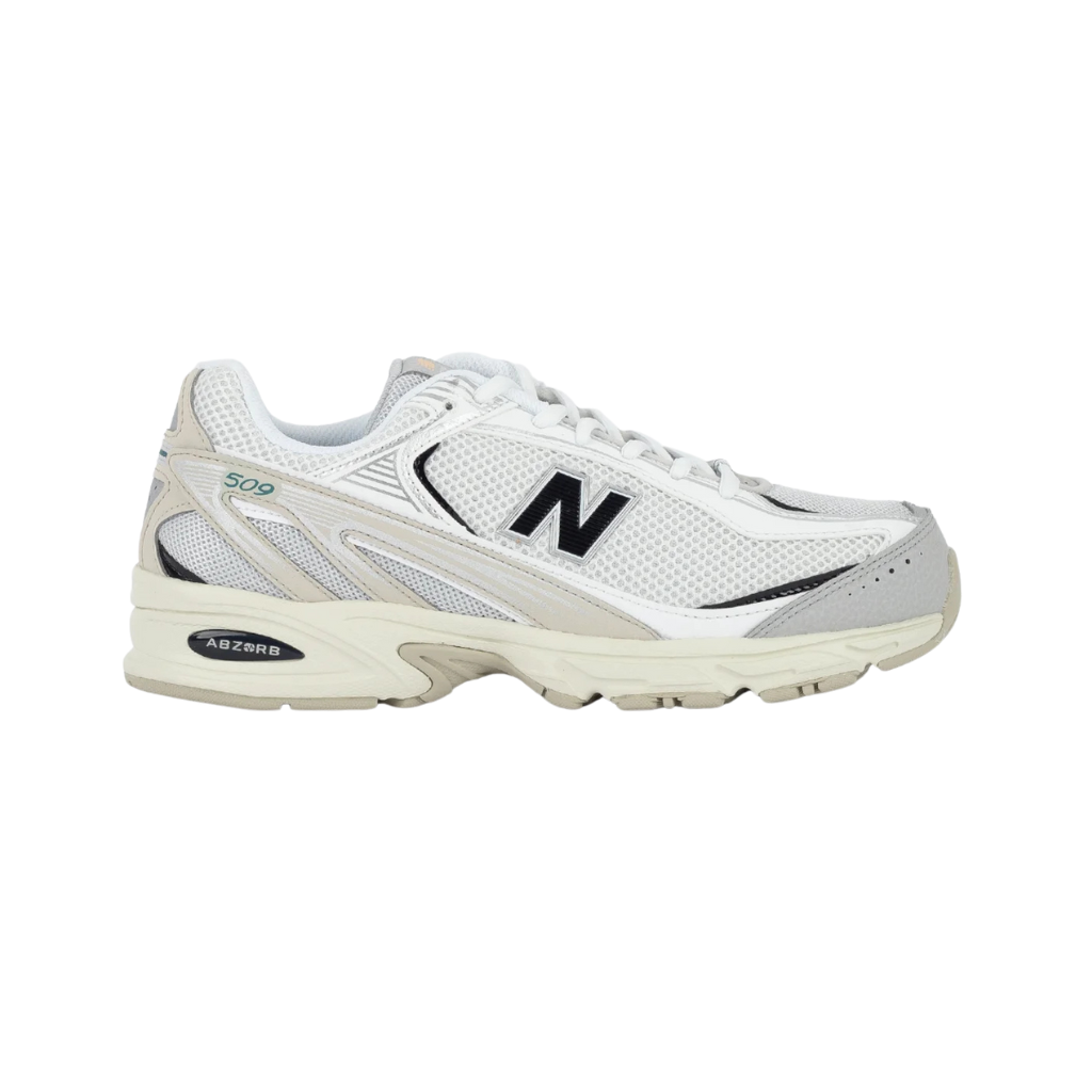New Balance 509 White Siver Black