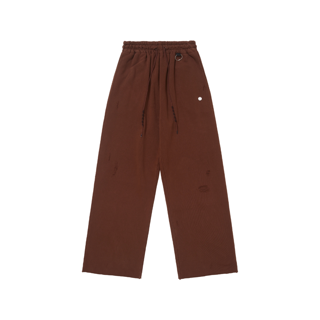 Calça Moletom Pace Ripped Marrom