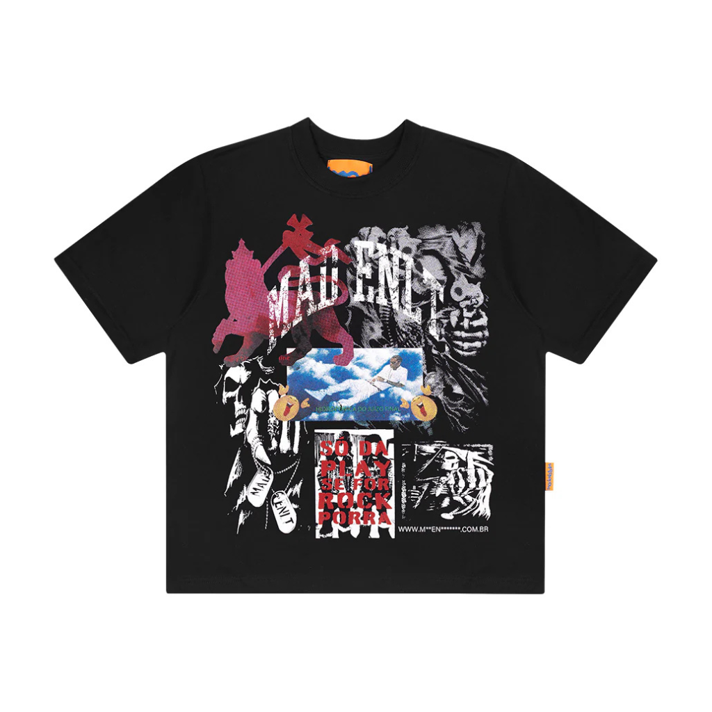 Camiseta Mad Enlatados Juizo Final Preta