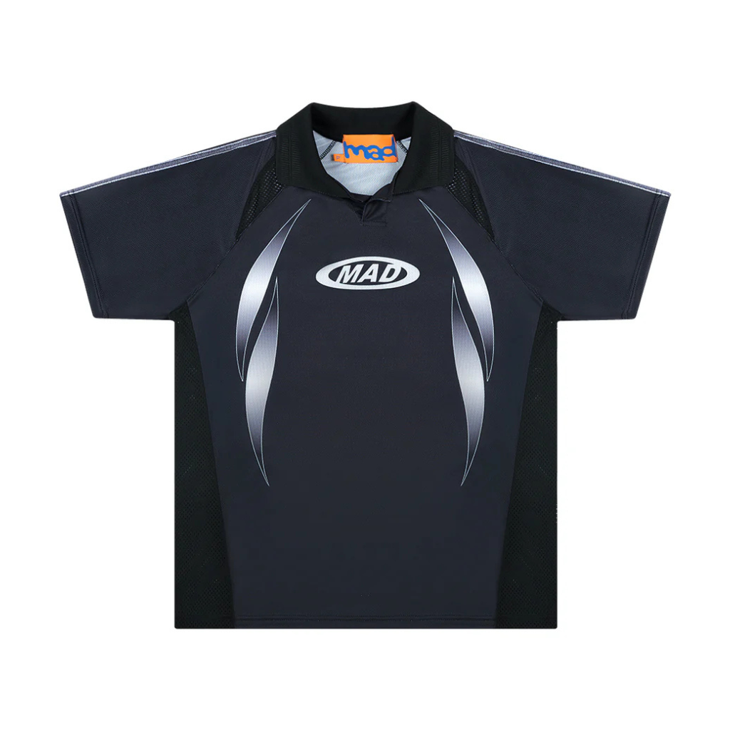 Camiseta Jersey Mad Enlatados Artilheiro Preta/Prata