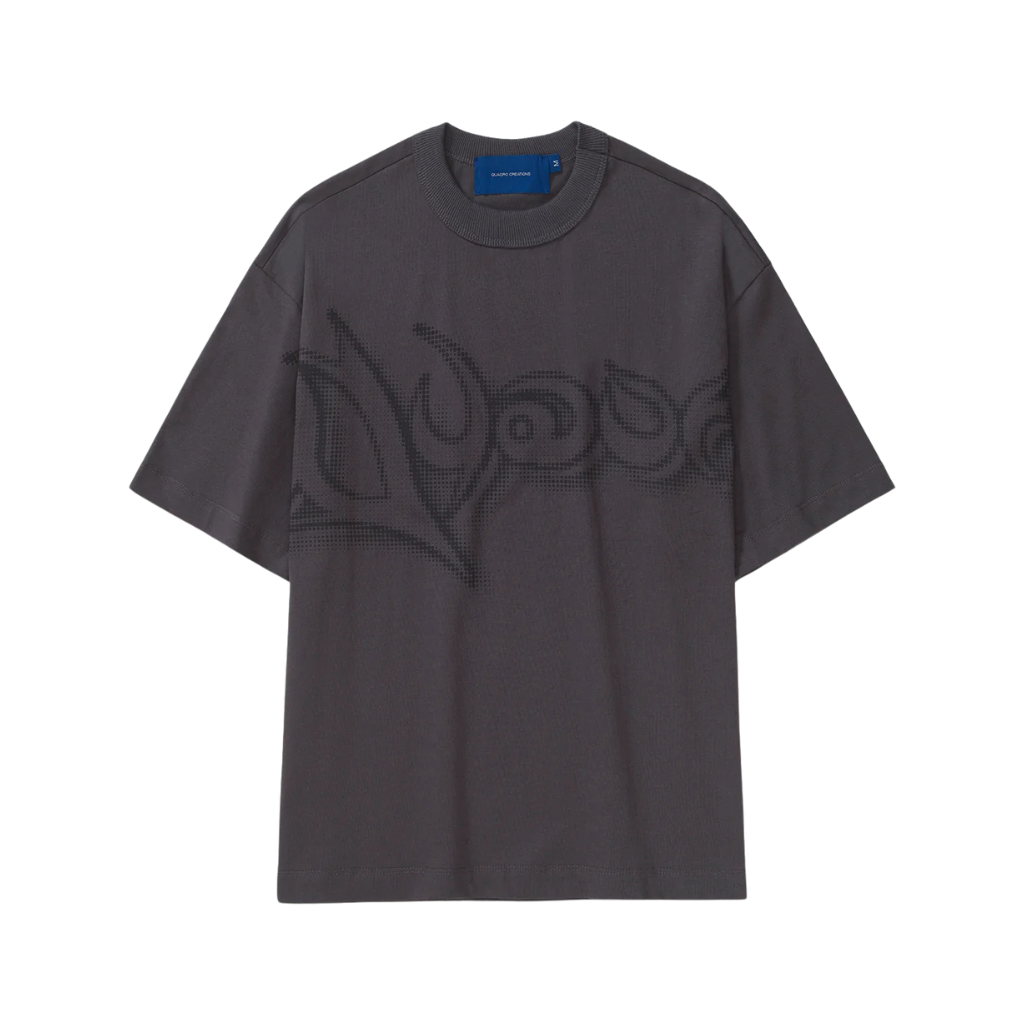 Camiseta Boxy Quadro Creations Trible Cinza